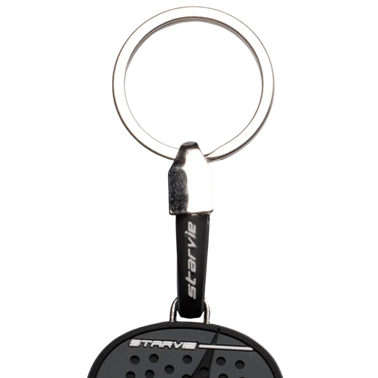 Starvie Padel Racket Keyring, Black Titan, , large image number null